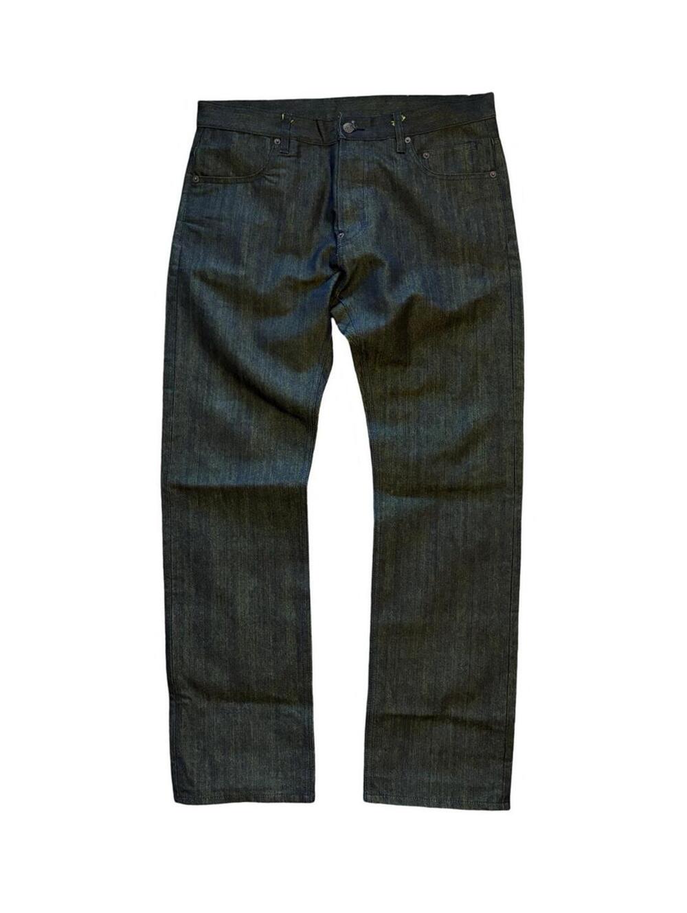 The Hundreds Straight Raw Indigo Jeans Men's Size 36x32 Denim Pants Button Fly